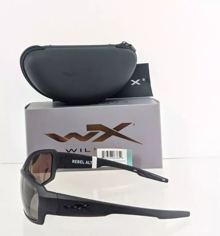 Brand New Authentic Wiley X Sunglasses WX REBEL ALT Matte Black Frame