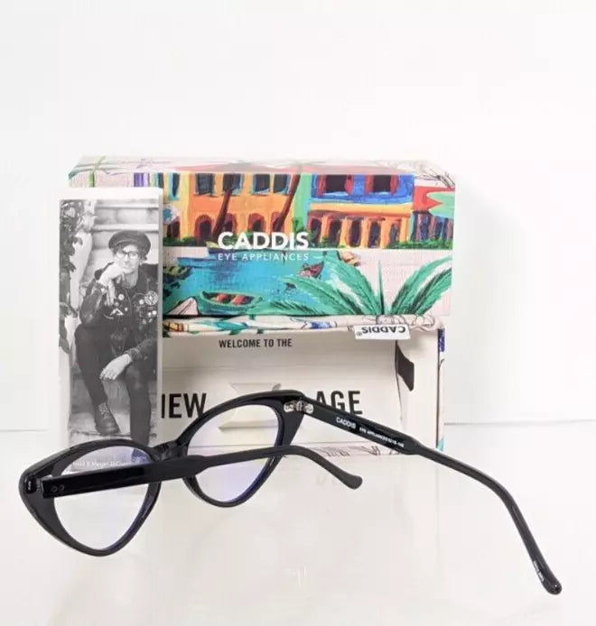 New Authentic CADDIS Eyeglasses Nepetalactone 52mm Black Frame