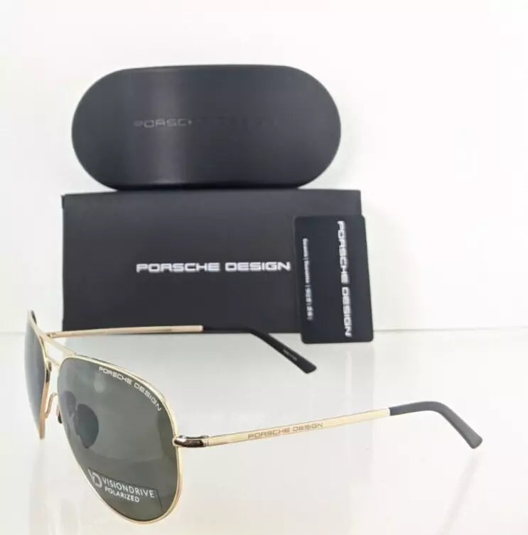 Brand New Authentic Porsche Design Sunglasses P 8508 A Gold P' 8508