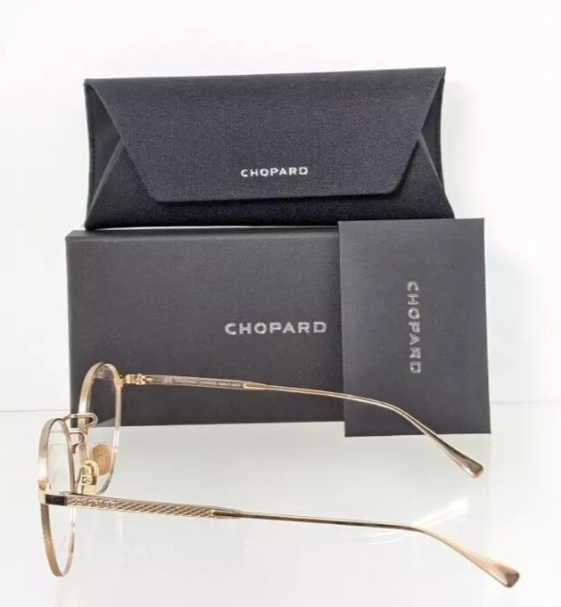 Brand New Authentic Chopard Eyeglasses VCHC 77 0300 51mm Gold Frame VCHC77S