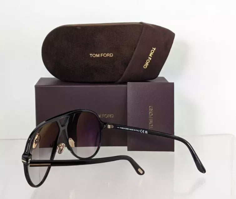 Brand New Authentic Tom Ford Sunglasses FT TF 1061 01B Bertrand - 02 TF1061 64mm