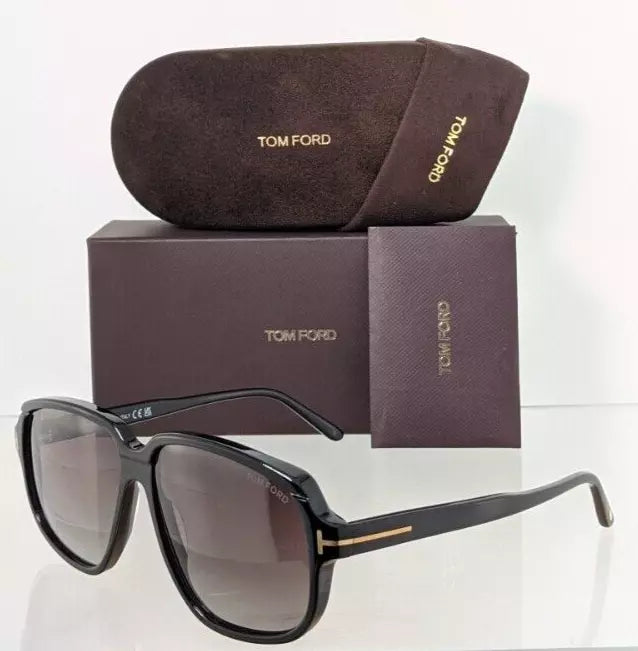 Brand New Authentic Tom Ford Sunglasses FT TF 1024 01B Anton TF1024 59mm