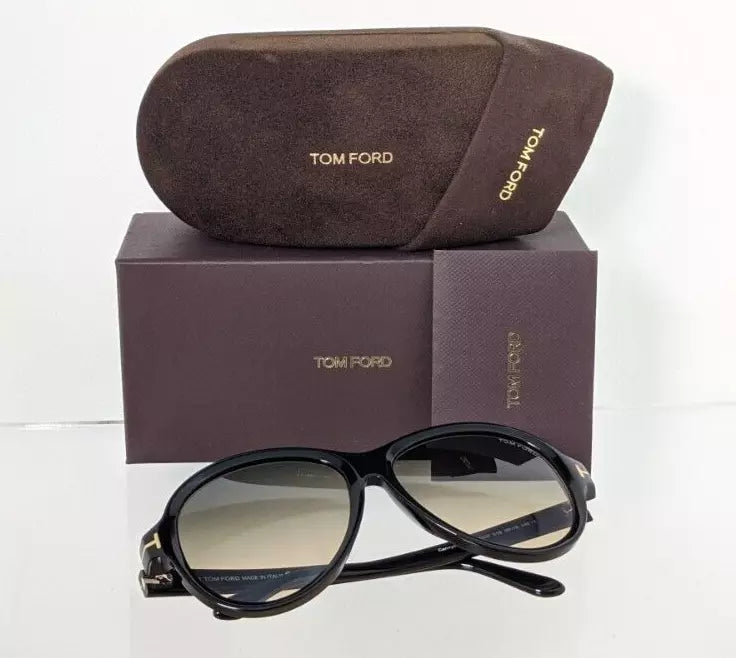 Brand New Authentic Tom Ford Sunglasses FT TF 1033 ECO 01B Camryn TF1033 59mm