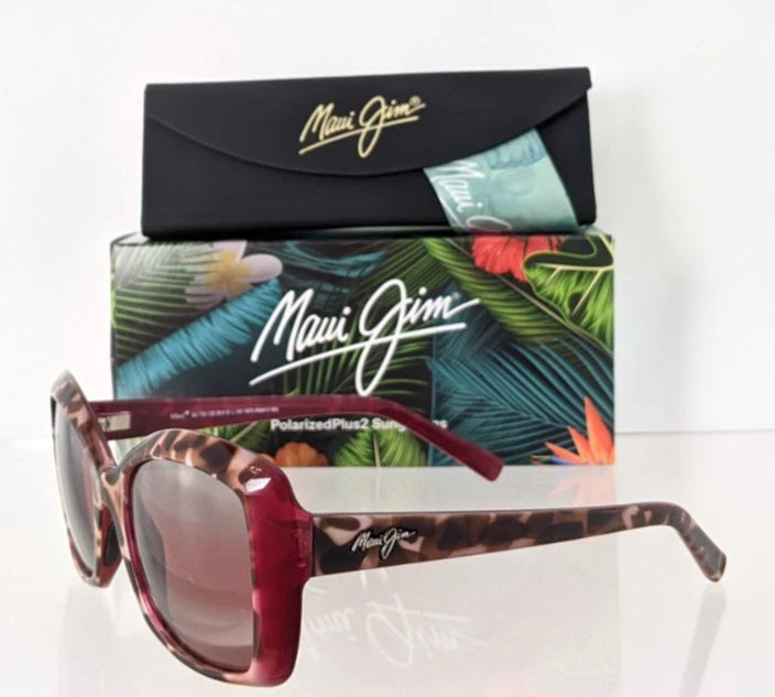Brand New Authentic Maui Jim Sunglasses ORCHID MJ 735 - 12B STG - BG 56mm
