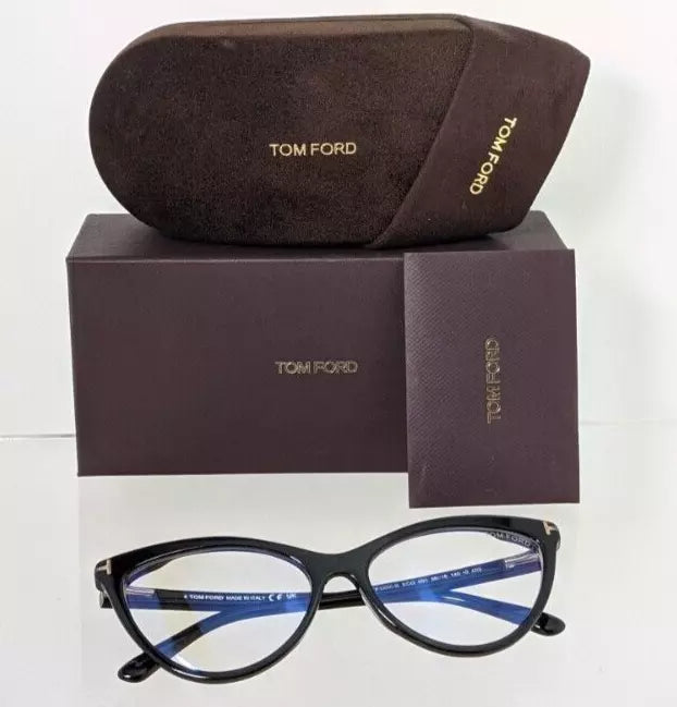 Brand New Authentic Tom Ford TF 5896 Eyeglasses 001 Frame FT 5896-B with Clip on