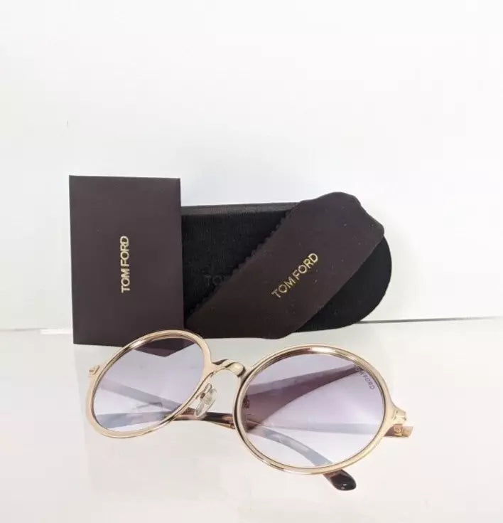 Brand New Authentic Tom Ford Sunglasses FT TF 572 28Z Ava-02 TF1028 59mm