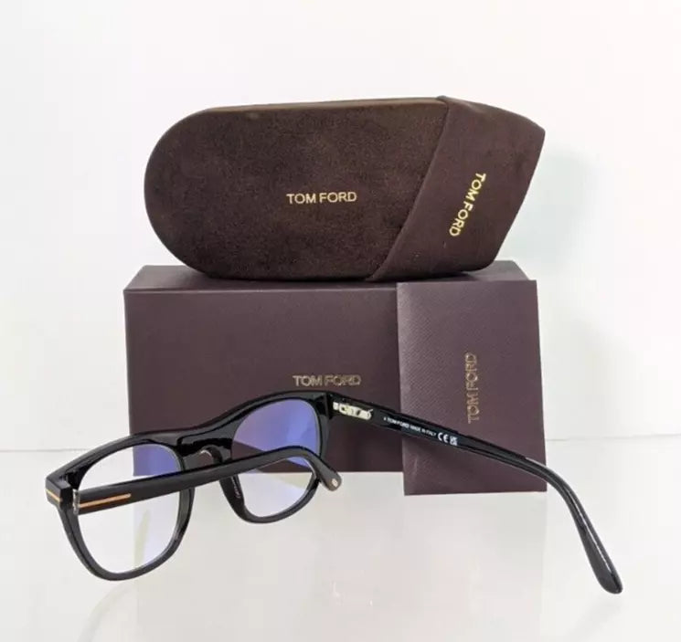 Brand New Authentic Tom Ford TF 5895 Eyeglasses 001 Frame FT 5895-B with Clip on