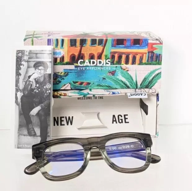 New Authentic CADDIS Eyeglasses D28-C 48mm Blue light Blocker Frame