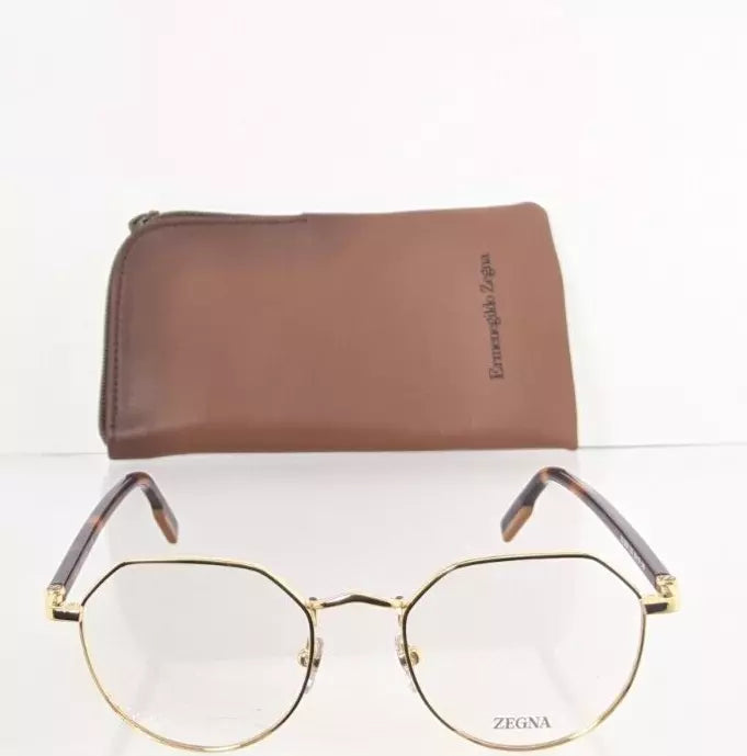 Brand New Authentic Ermenegildo Zegna Eyeglasses EZ 5238 030 50mm Gold Frame