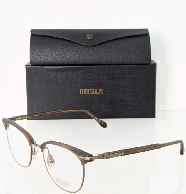 Brand New Authentic MATSUDA M2048 Eyeglasses 51mm Brown Frame