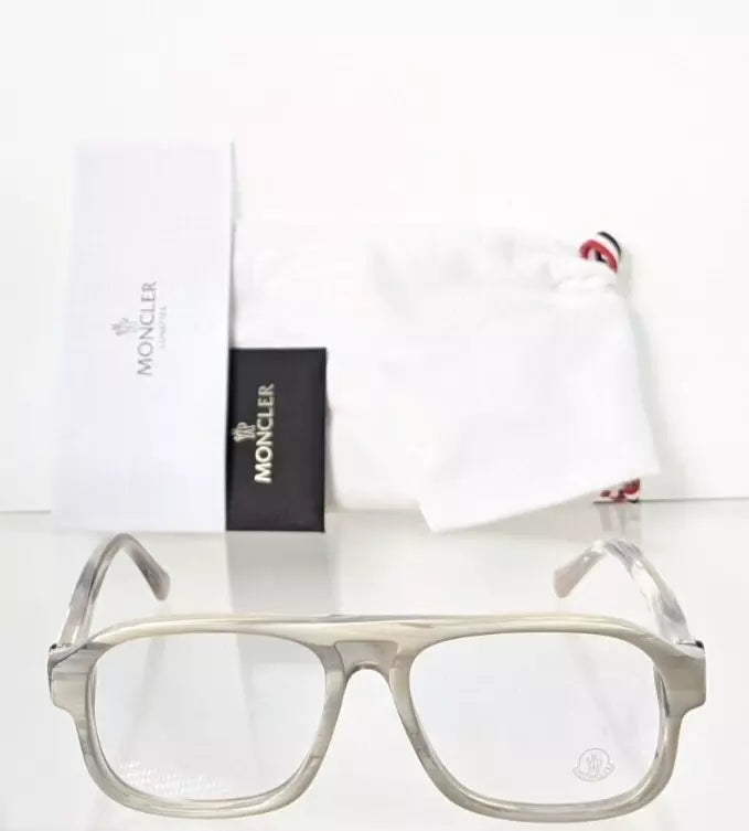 Brand New Authentic Moncler Eyeglasses ML 5198 060 54mm Horn Frame