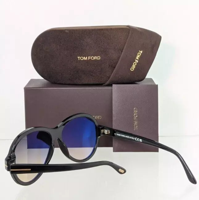 Brand New Authentic Tom Ford Sunglasses FT TF 1033 ECO 01B Camryn TF1033 59mm