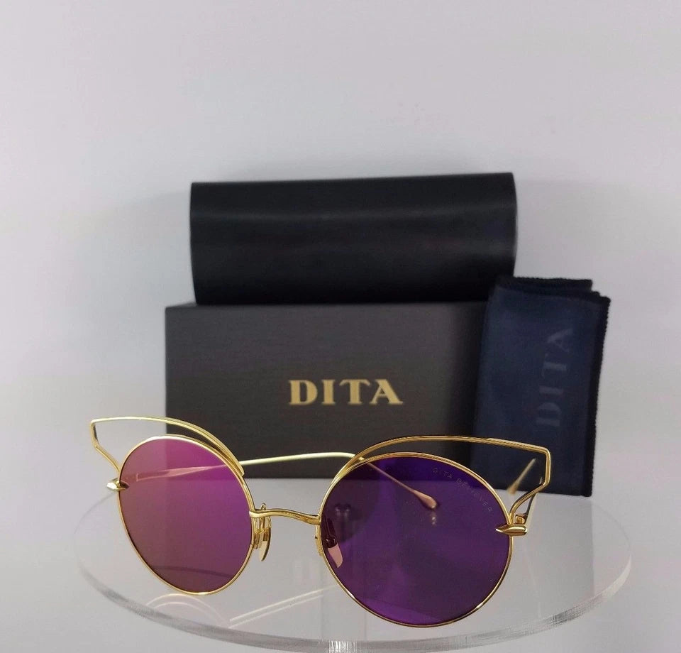 Brand New Authentic Dita Sunglasses Believer 23008-A-GLD-52mm Gold Frame