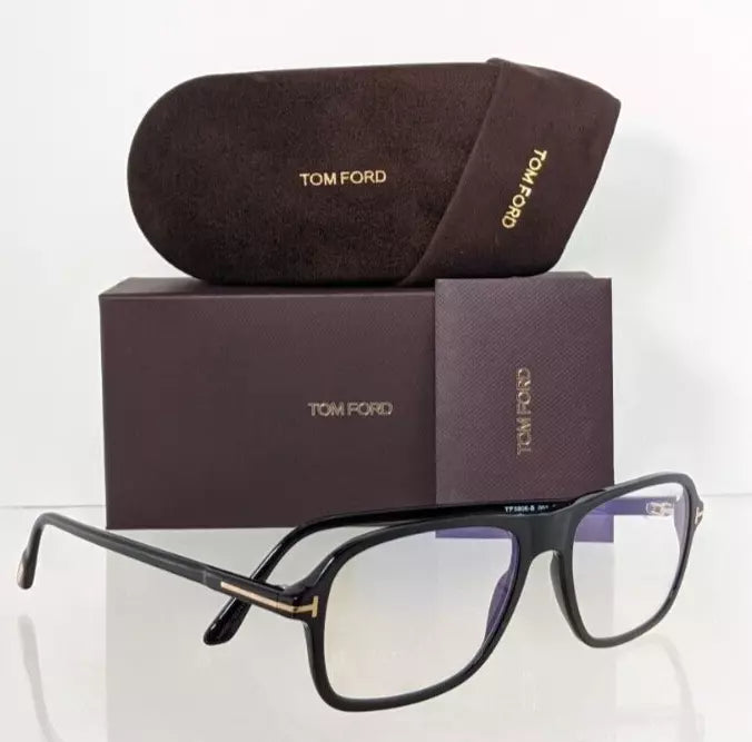 Brand New Authentic Tom Ford TF 5806 Eyeglasses 001 Frame FT 5806-B Frame 55mm