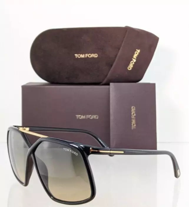 Brand New Authentic Tom Ford Sunglasses FT TF 1038 01B Meryl TF1038 64mm