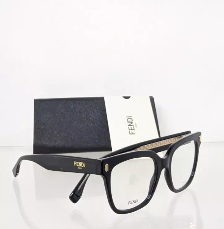 Brand New Authentic Fendi Eyeglasses 0463 807 51mm Gold Frame 0463