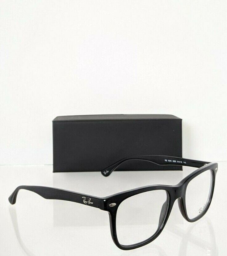 Brand New Authentic Ray Ban Eyeglasses RB 5248 2000 51mm Black Frame RB5248