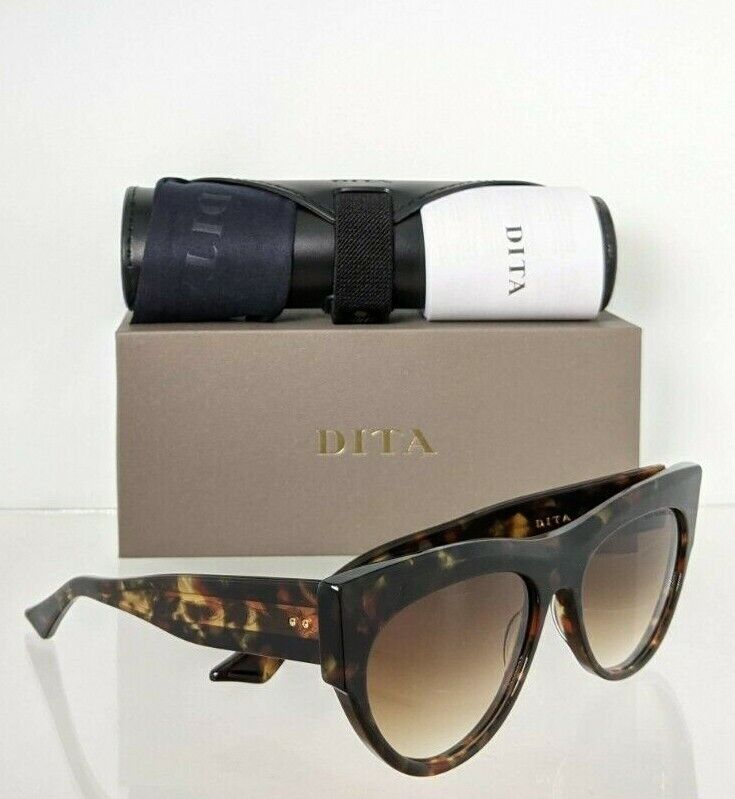 Brand New Authentic Dita Sunglasses BRAINDANCER DTS525-58-02 Tortoise Frame