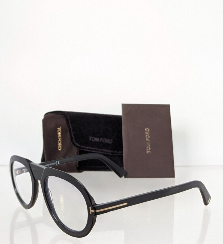 Brand New Authentic Tom Ford Eyeglasses TF 5756 001 Frame FT 5756-B 53mm Frame