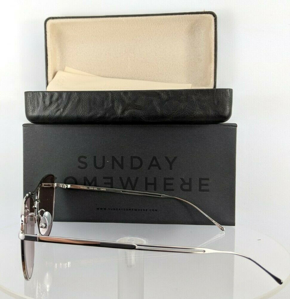 Brand New Authentic Sunday Somewhere Sunglasses Jarjar 156 Sil 58Mm Frame