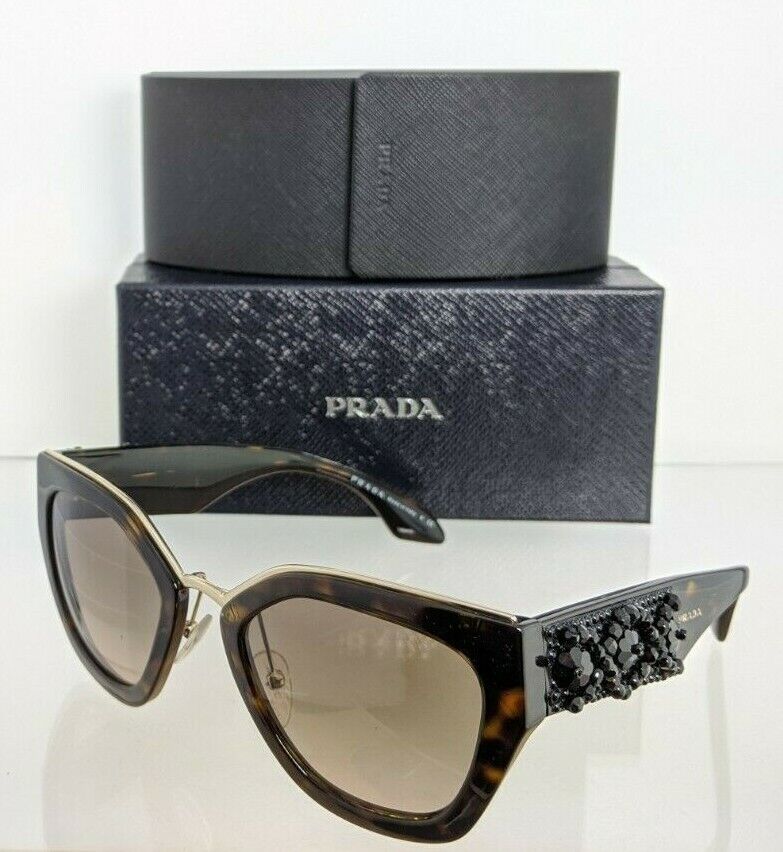 Brand New Authentic Prada Sunglasses SPR 10T Sunglasses 2AU - 3D0 10T Tortoise