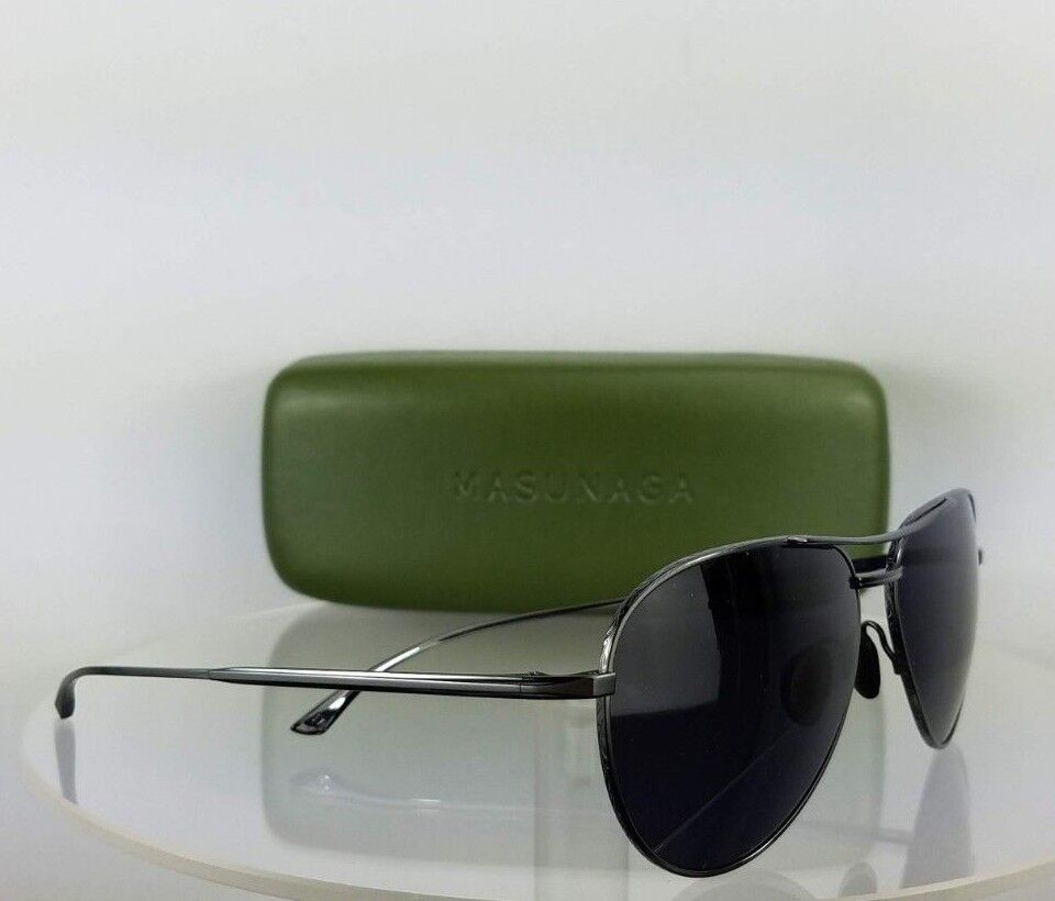 Brand New Authentic MASUNAGA Sunglasses 9006 #39 59mm Gunmetal Frame Japan