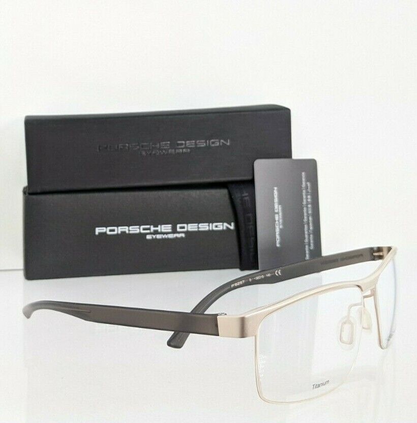 Brand New Authentic Porsche Design Eyeglasses P' 8297 B 58mm Titanium Frame