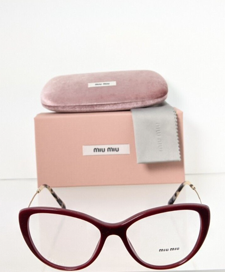 Brand New Authentic Miu Miu Eyeglasses VMU 02S USH - 1O1 Burgundy 02S Frame