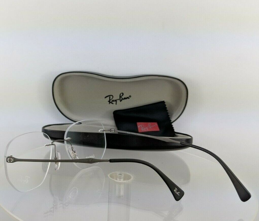 Brand New Authentic Ray Ban Eyeglasses RB 8754 1128 52mm Matte Grey Frame R8754