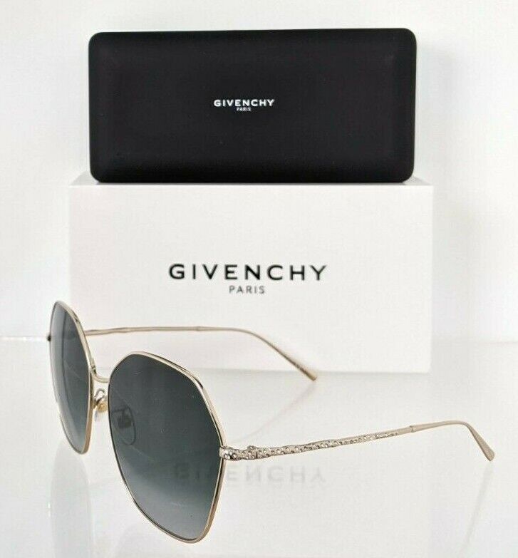 Brand New Authentic GIVENCHY GV 7171/N/S Sunglasses JG9O 7171 63mm Gold Frame
