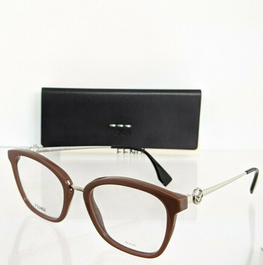 Brand New Authentic Fendi Eyeglasses FF 0307 09Q Beige 50mm Frame FF0307