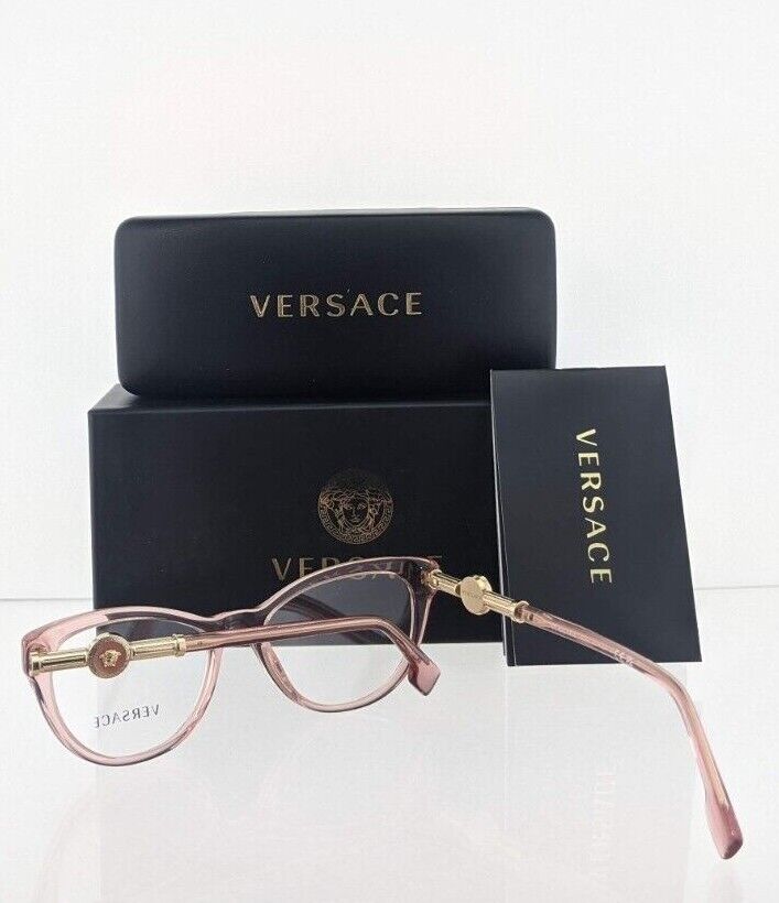 Brand New Authentic Versace Eyeglasses MOD. 3311 5322 52mm Pink 3311 Frame