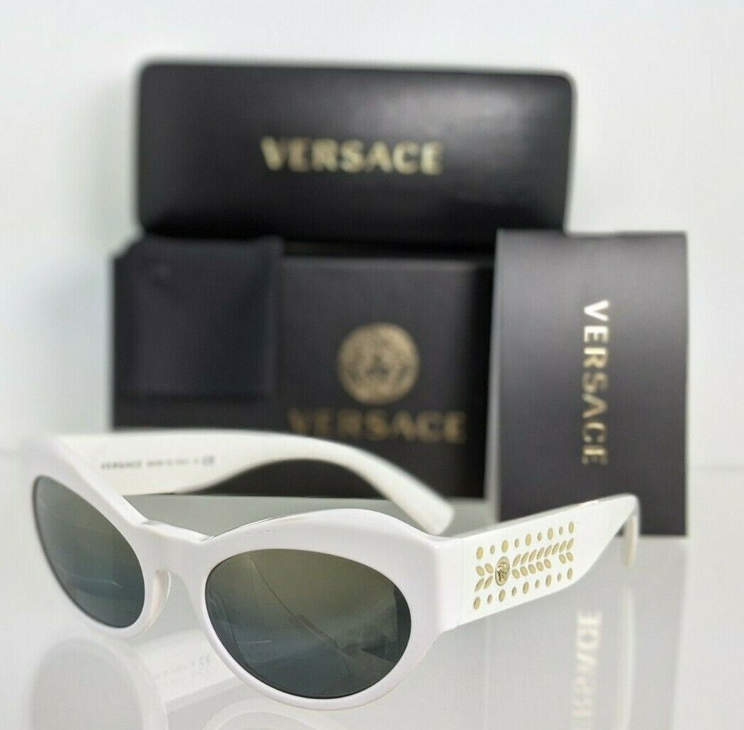 Brand New Authentic Versace Sunglasses Mod. 4356 401/Y9 54mm White Gold Frame
