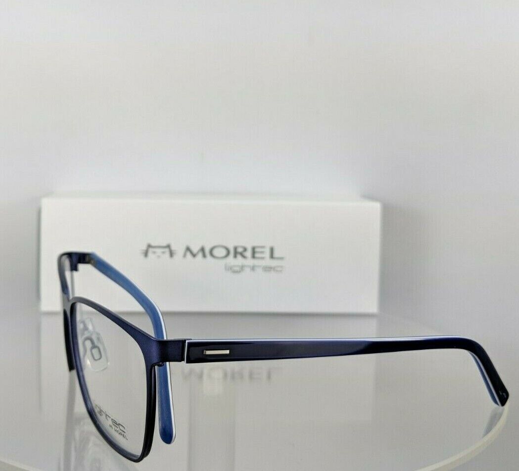 Brand New Authentic Lightec Eyeglasses 8106 L Bb032 Morel Blue Frame