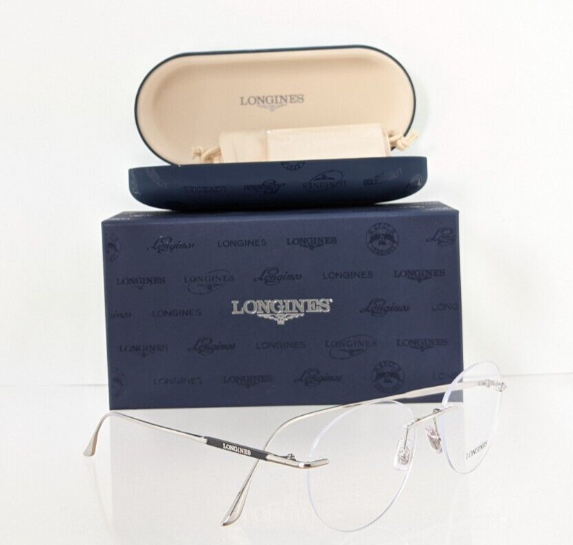 Brand New Authentic Longines Lg5002 H Eyeglasses 5002 Silver 016 53Mm Frame