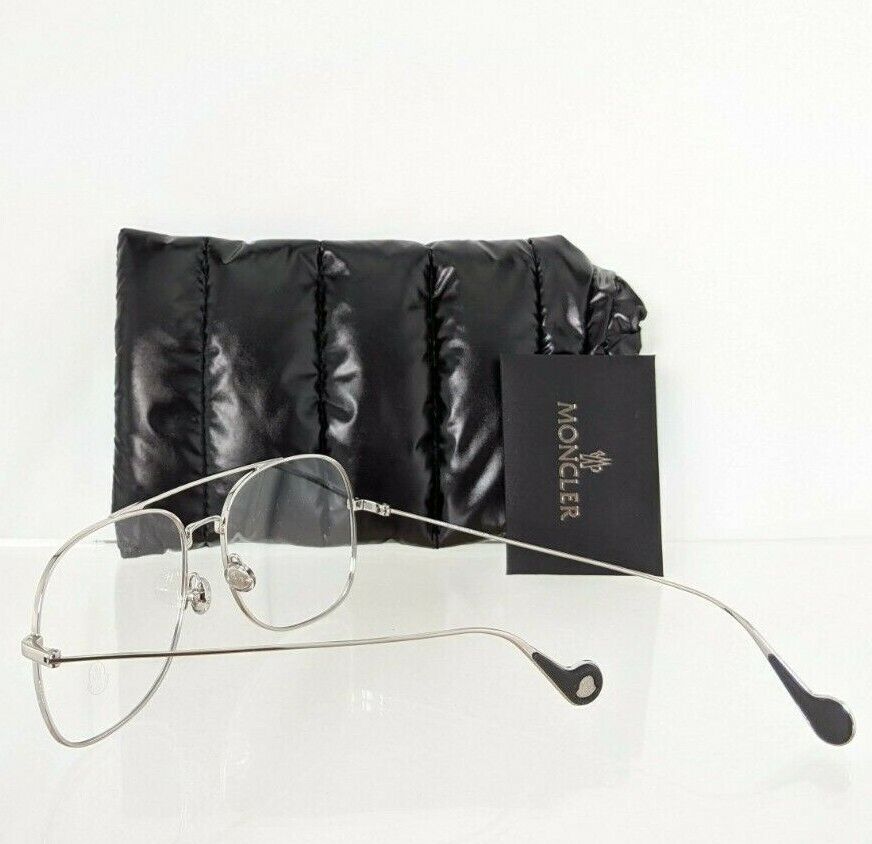 Brand New Authentic Moncler Eyeglasses ML 5060 016 58mm Silver Frame