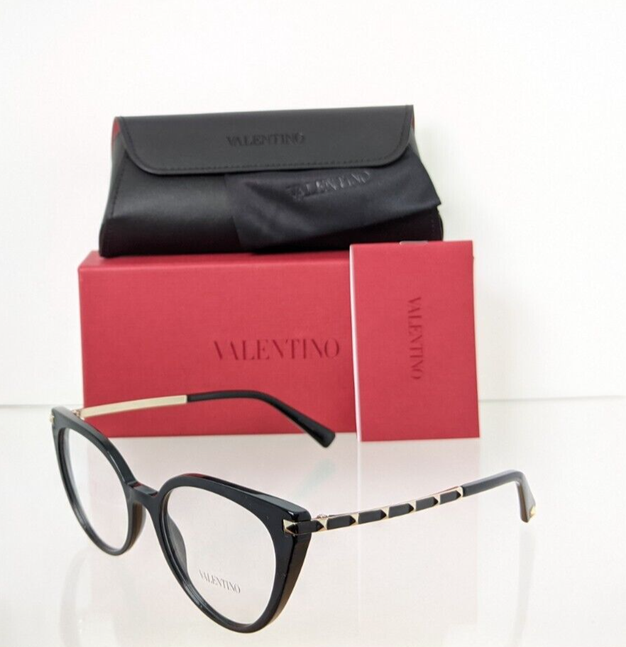 New Authentic Valentino Eyeglasses VA 3040 5001 53mm 3040 Black Frame