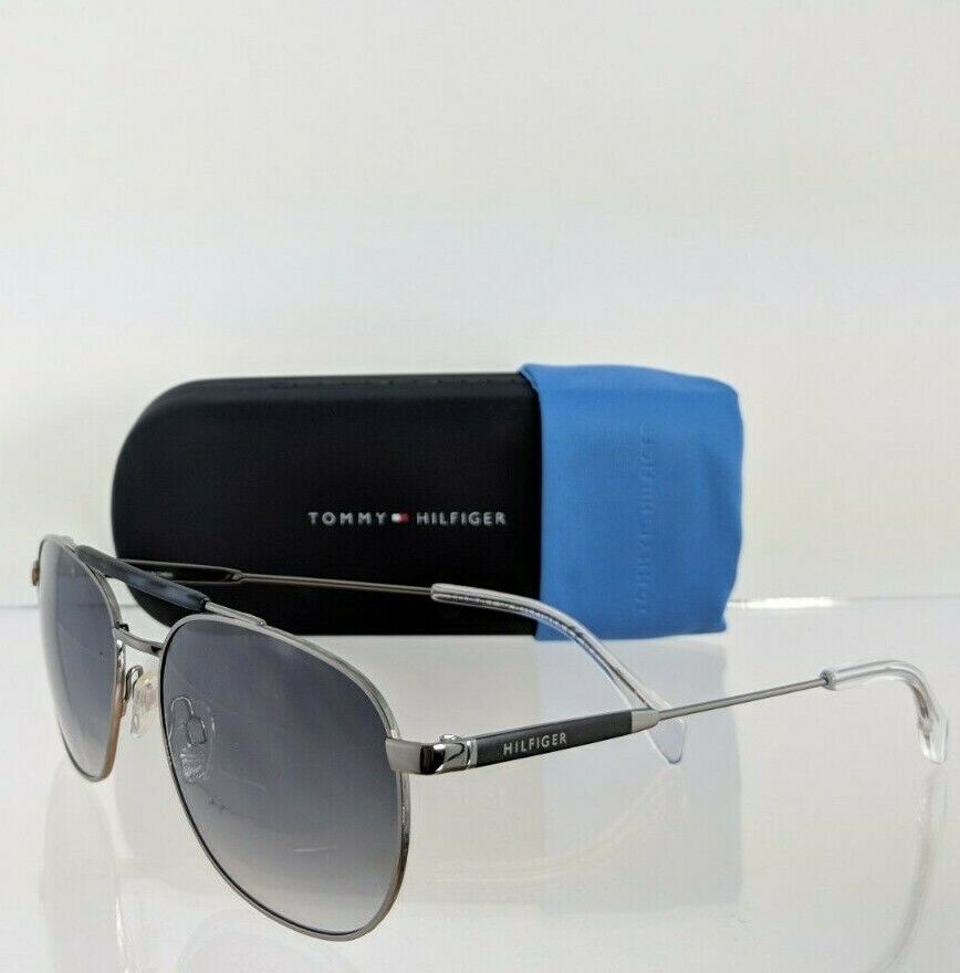 Brand New Authentic Tommy Hilfiger Sunglasses TH 1308/S Z6480 Silver 1308 57mm