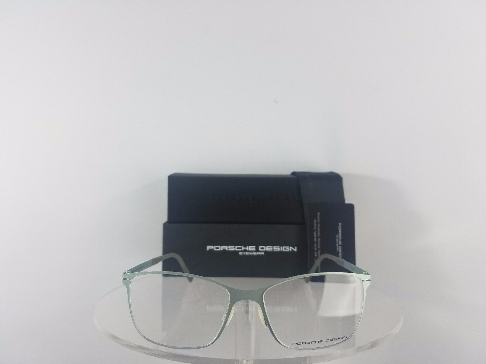 New Authentic Porsche Design P 8262 B Eyeglasses Titanium P'8262 Matte Green Blu