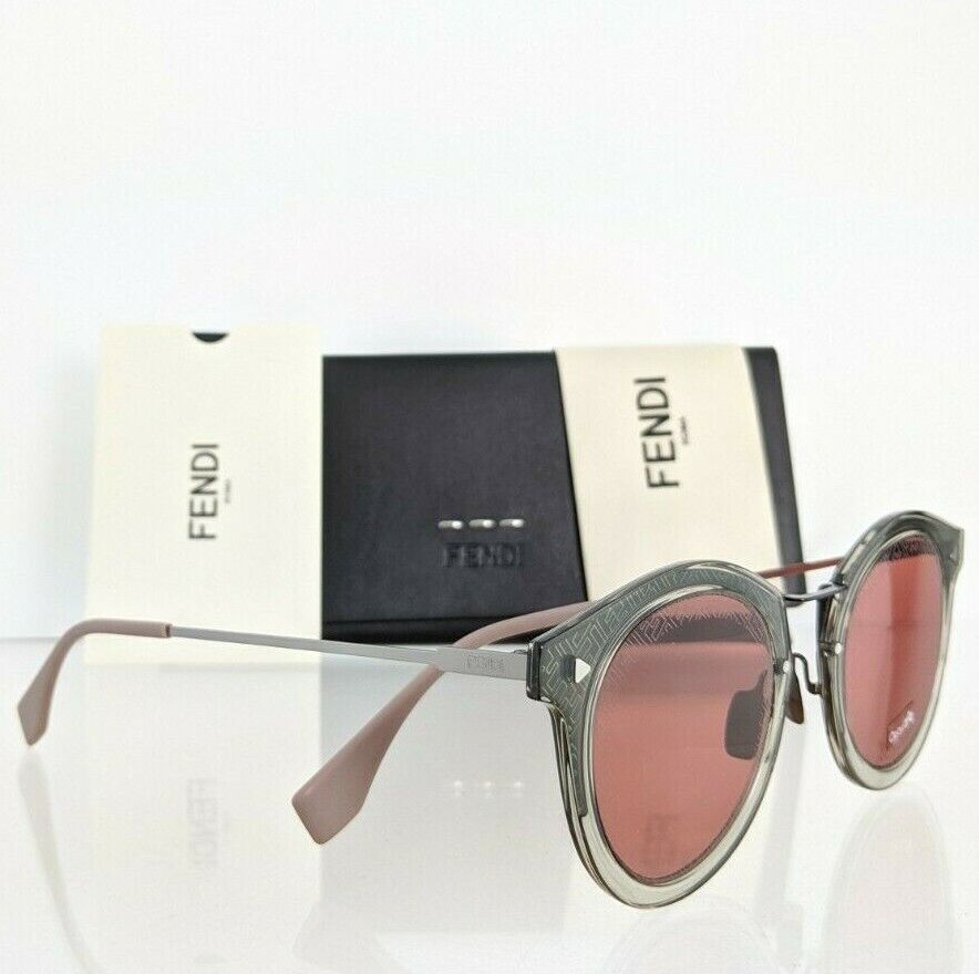 Brand New Authentic Fendi FF M0044/G/S Sunglasses 268UI Silver Frame 0044 47mm