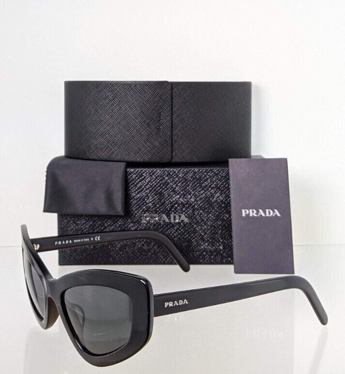 Brand New Authentic Prada Sunglasses SPR 11V-F Sunglasses 1AB - 5S0 Dark Black