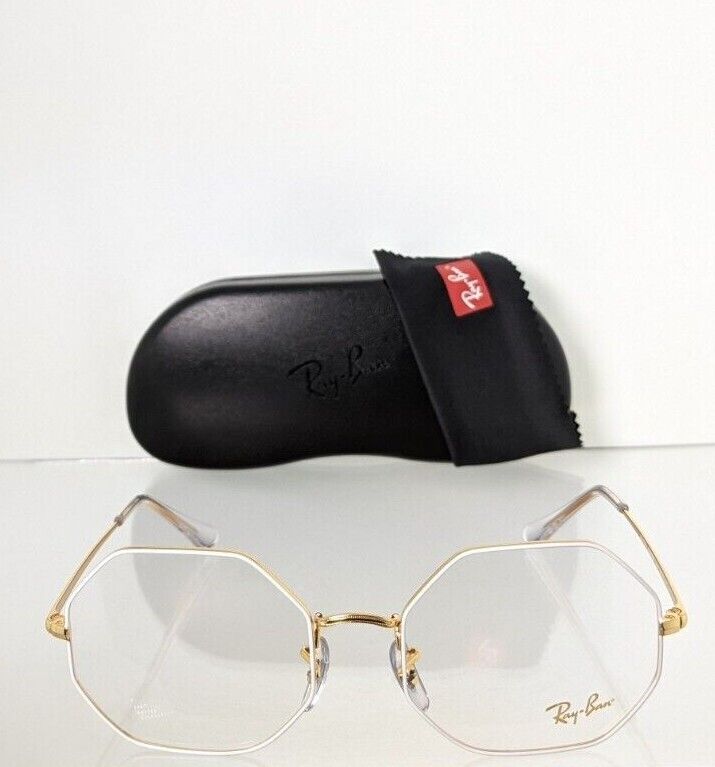 Brand New Authentic Ray Ban Eyeglasses RB 1972 3104 Octagon 51mm RB 1972V Gold