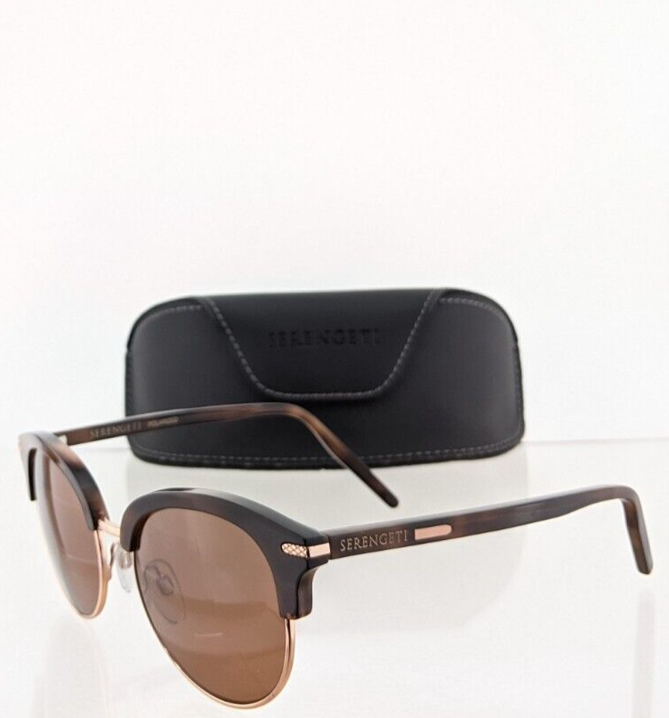 Brand New Authentic Serengeti Sunglasses Aurora 8941 50Mm Brown & Gold