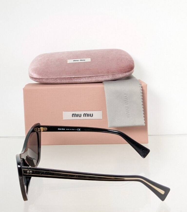 Brand New Authentic MIU MIU SMU 03X-A 1AB 5S0 Sunglasses Black SMU 03X Frame