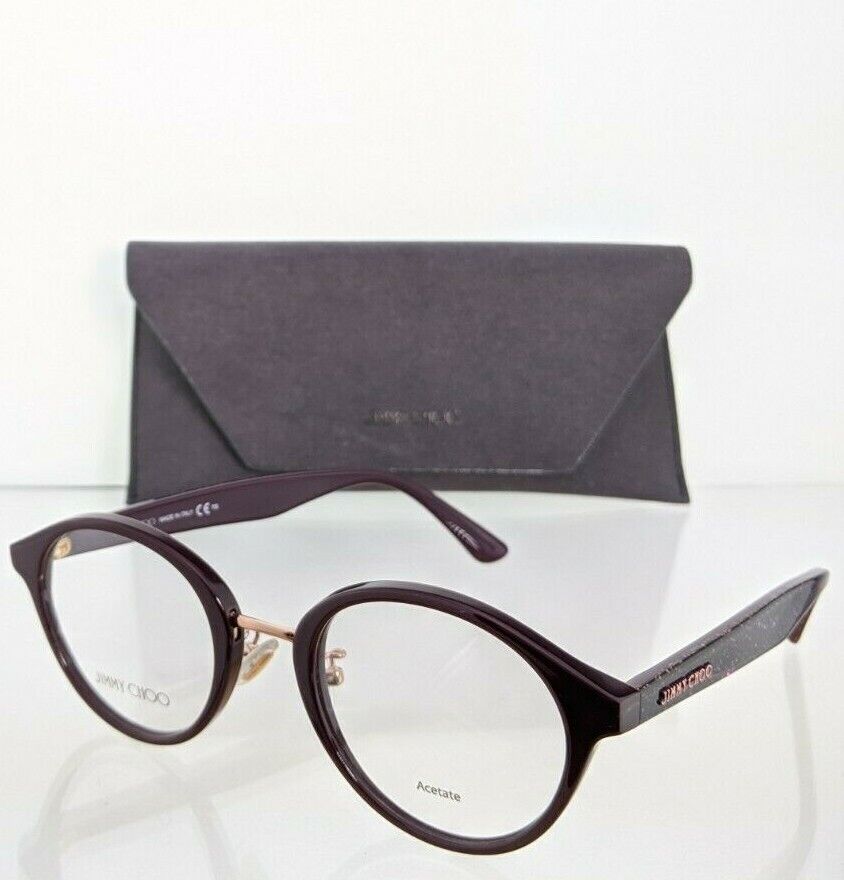 New Authentic Jimmy Choo JC 197 MXW Eyeglasses JC197/F Purple 48mm Frame