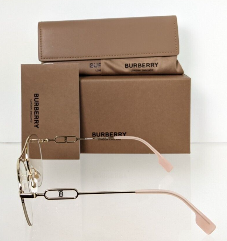 Brand New Authentic Burberry Eyeglasses BE 1354 1321 Gold 53mm Frame 1354