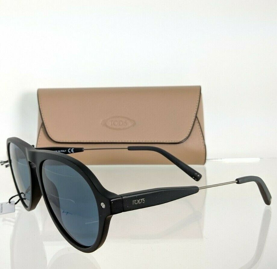 Brand New Authentic Tod's Sunglasses TO 232 02D 56mm Black Frame TO232