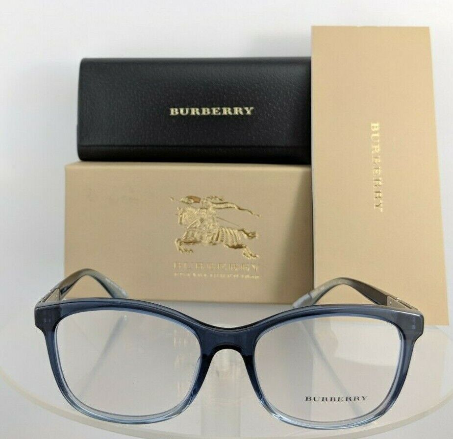 Brand New Authentic Burberry BE 2242 Eyeglasses 2242 2599 Blue Clear 53mm Frame