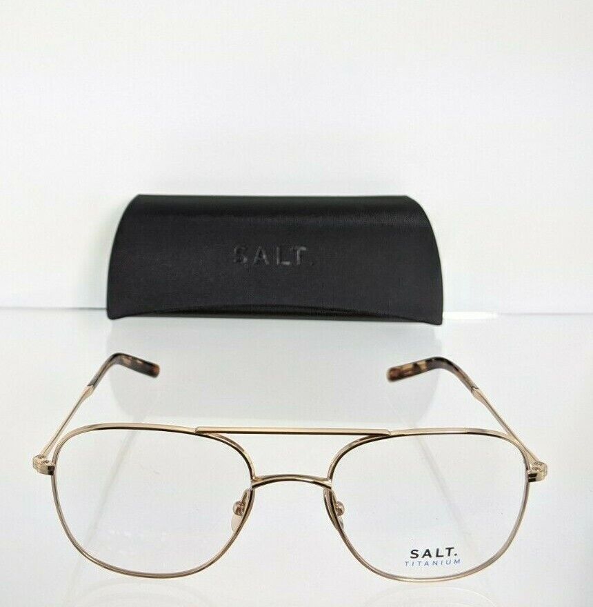 Brand New Authentic SALT Eyeglasses STEFAN TS 53mm Gold Frame 53mm