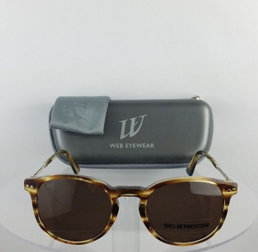 Brand New Authentic Web Sunglasses WE 177 Col. 48J Tortoise 50mm Frame 0177
